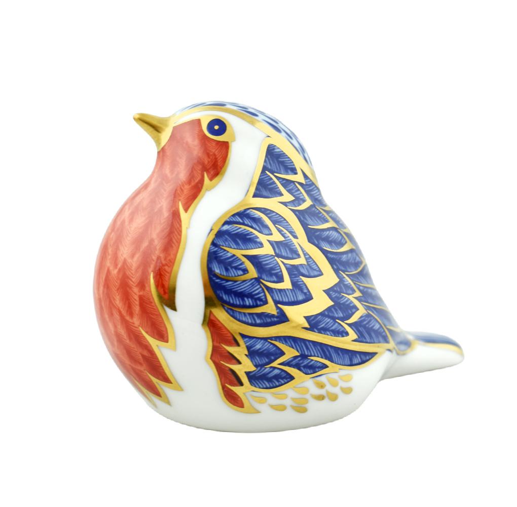 Royal Crown Derby Robin Preloved-Paperweights-Goviers