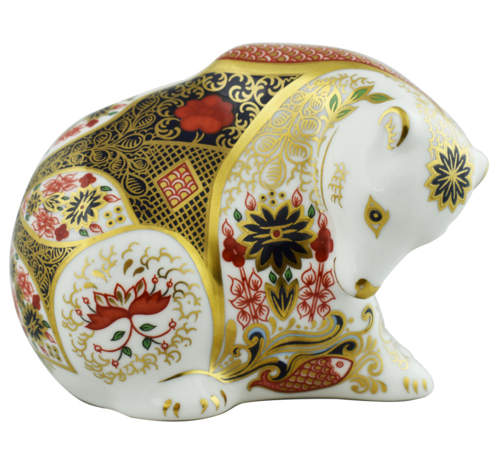 Royal Crown Derby Rocky Mountain Bear PAIR (2)-Paperweights-Goviers