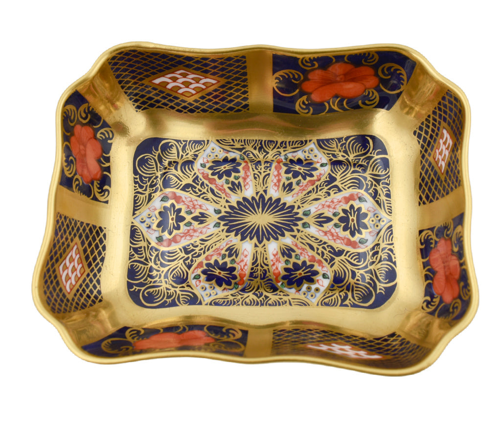 Royal Crown Derby SGB Rectangular Tray | Second Quality-Home Accessories-Goviers