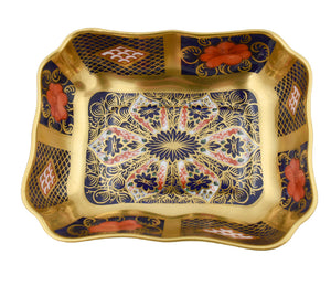 Royal Crown Derby SGB Rectangular Tray | Second Quality-Home Accessories-Goviers