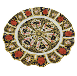 Royal Crown Derby Set of 6x Old Imari Fluted 8" Plates | Second Quality-Home Accessories-Goviers
