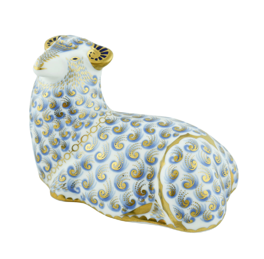 Royal Crown Derby Sheep-Paperweights-Goviers