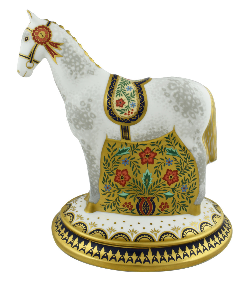Royal Crown Derby Show Pony-Paperweights-Goviers
