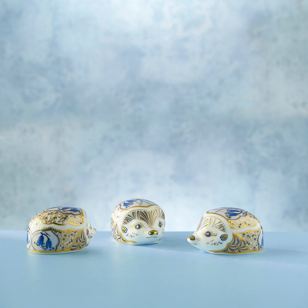 Royal Crown Derby Spring Hedgehog PreLoved-Paperweights-Goviers