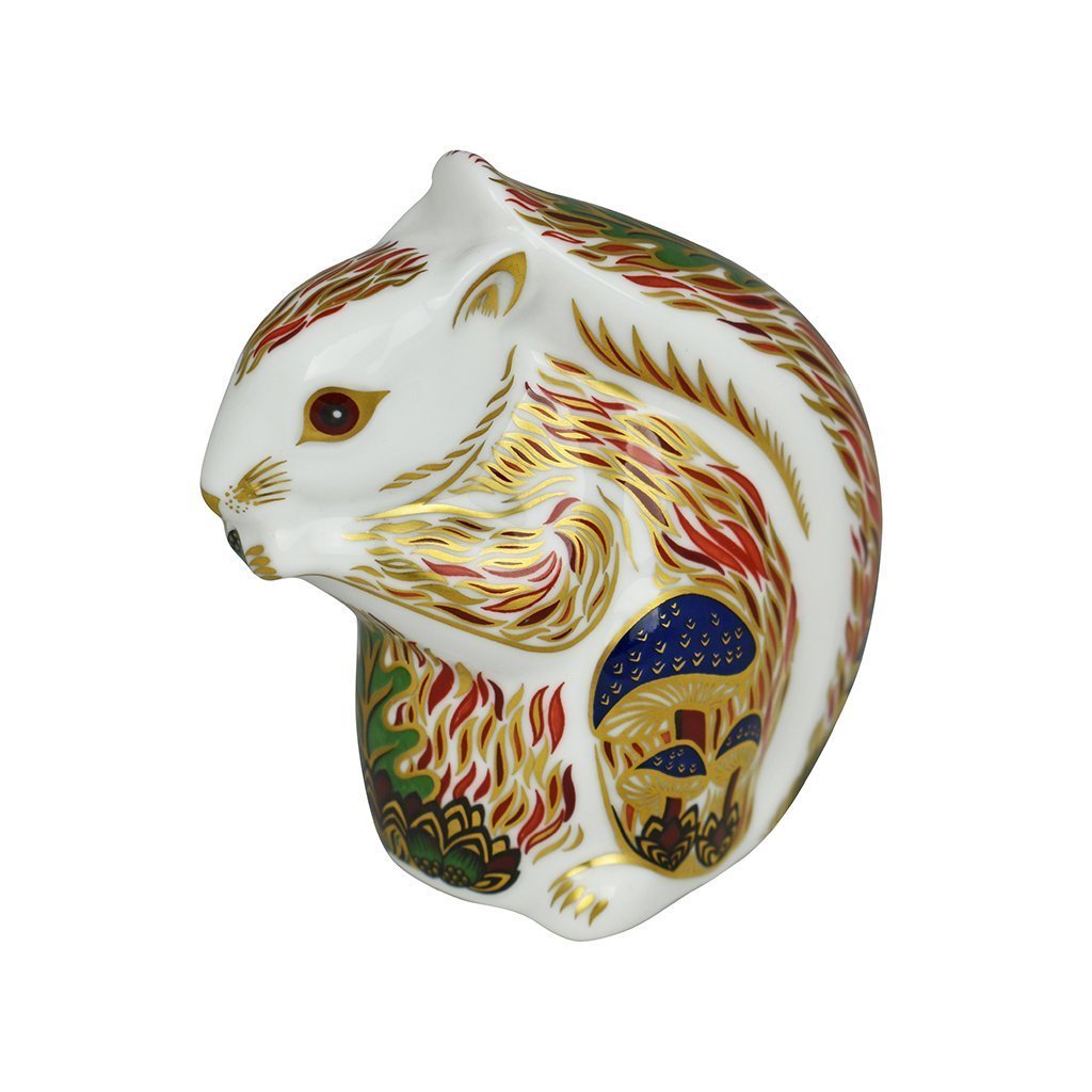 Royal Crown Derby Stoney Middleton Squirrel-Paperweights-Goviers