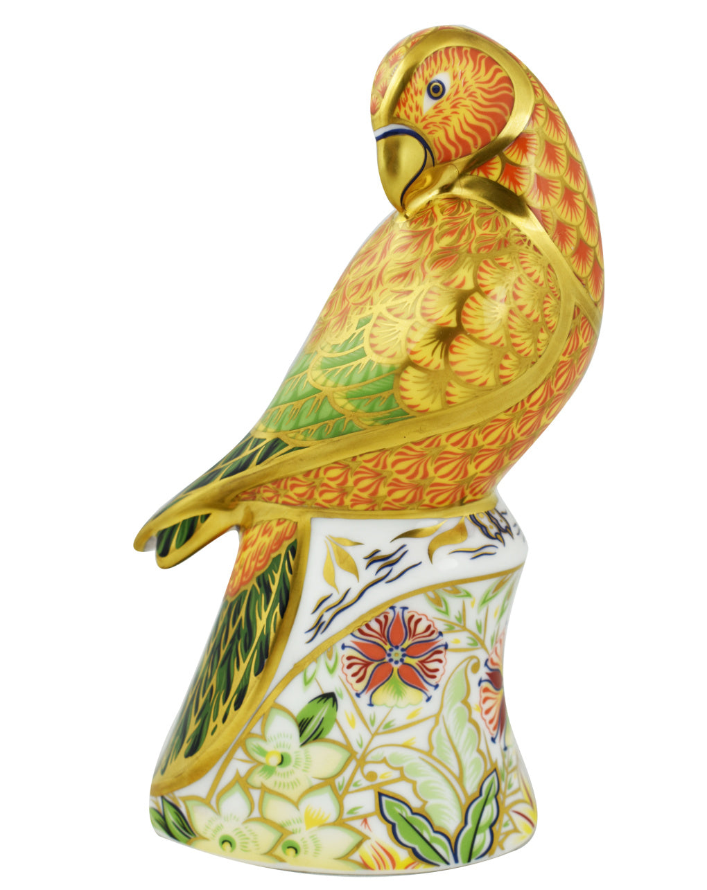 Royal Crown Derby Sun Parakeet-Paperweights-Goviers