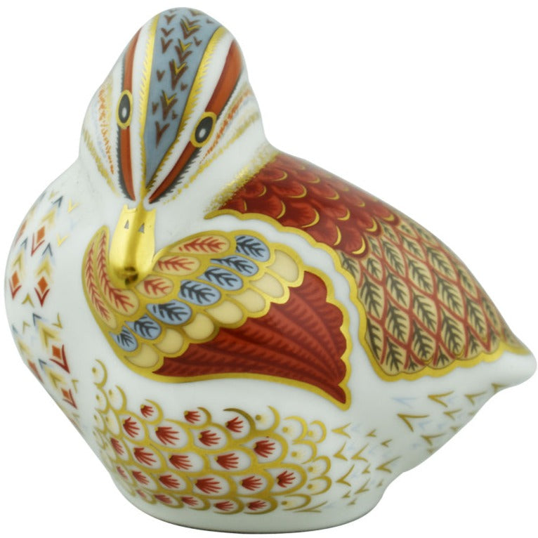 Royal Crown Derby Teal Duckling-Paperweights-Goviers