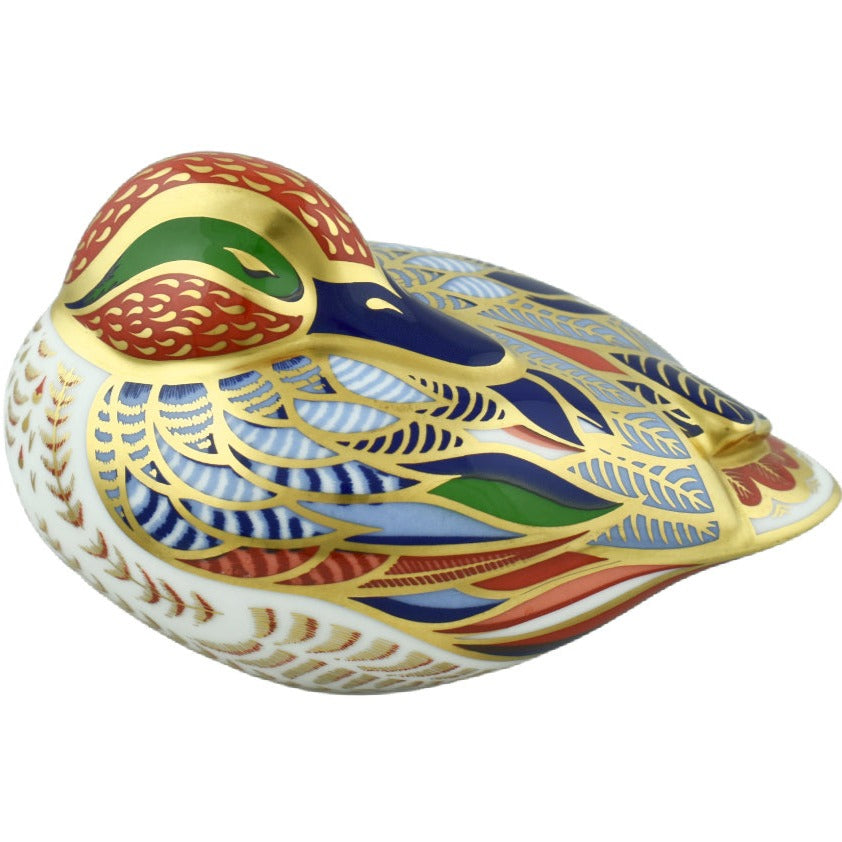 ロイヤルクラウンダービー ダック ペーパーウェイト ROYAL CROWN DERBY