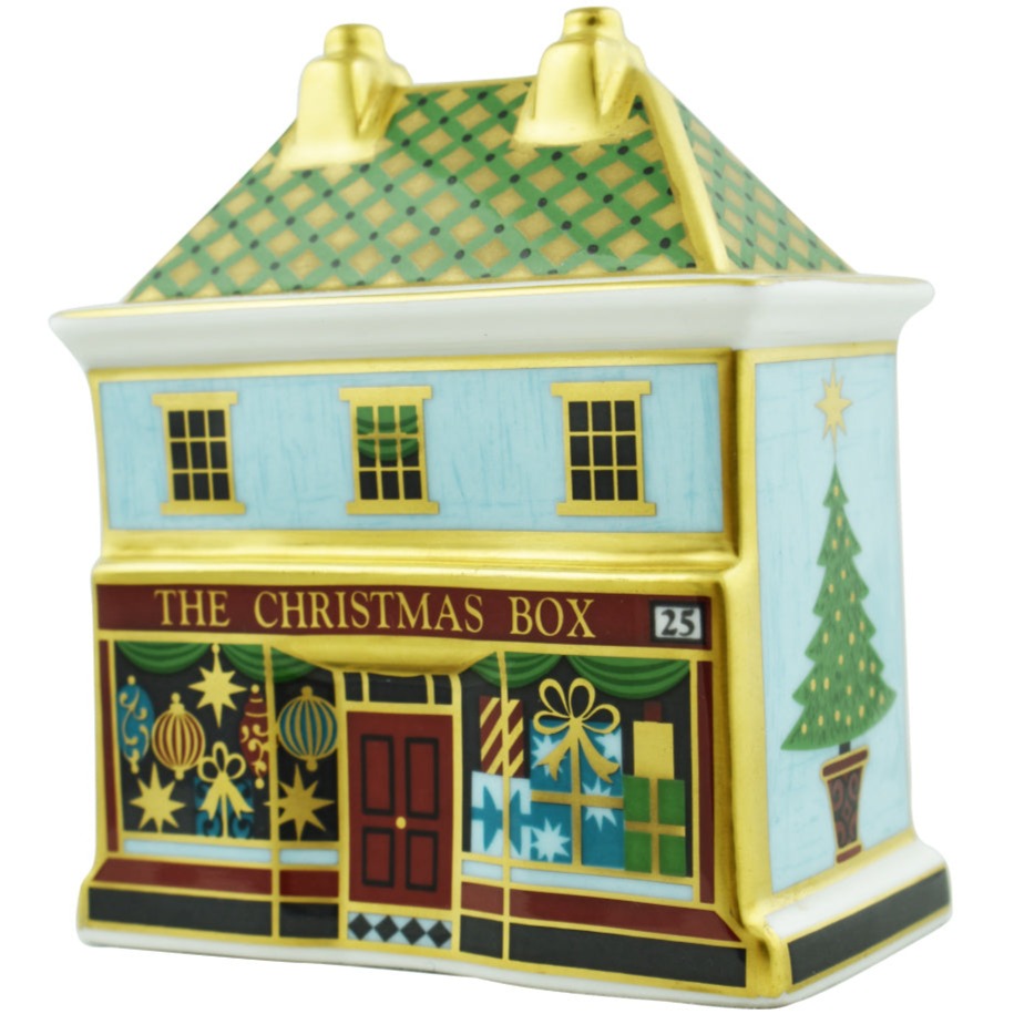 Royal Crown Derby The Christmas Box-Paperweights-Goviers