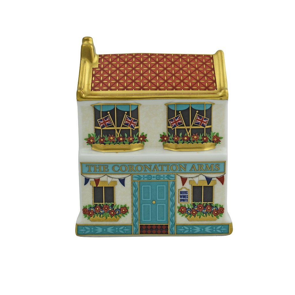 Royal Crown Derby The Coronation Arms-Paperweights-Goviers