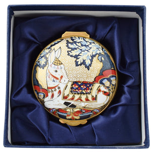 Royal Crown Derby Thistle Donkey Enamel Box-Collectables-Goviers