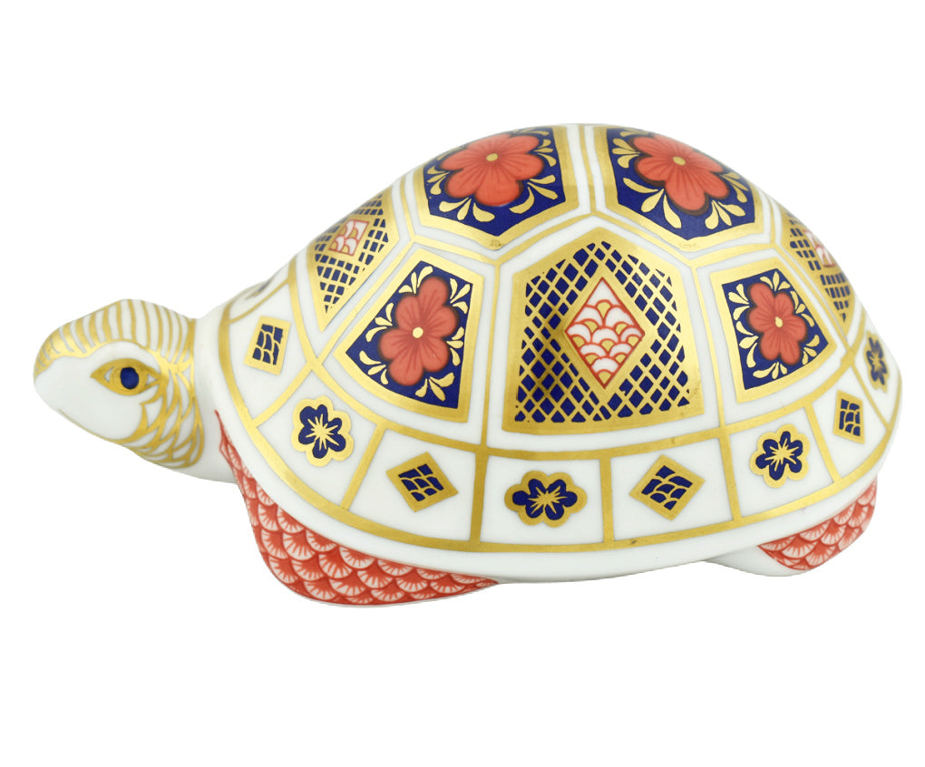 Royal Crown Derby Turtle-Paperweights-Goviers