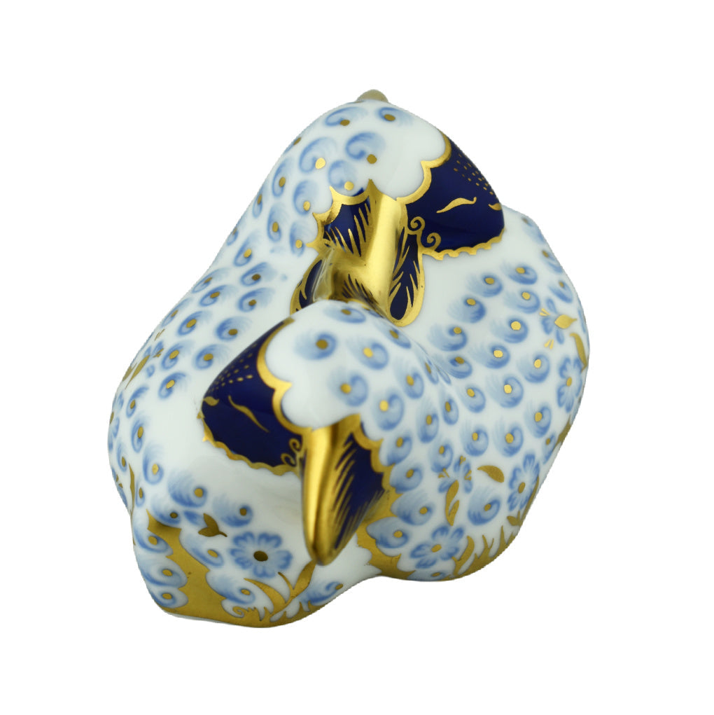 Royal Crown Derby Twin Lambs-Paperweights-Goviers