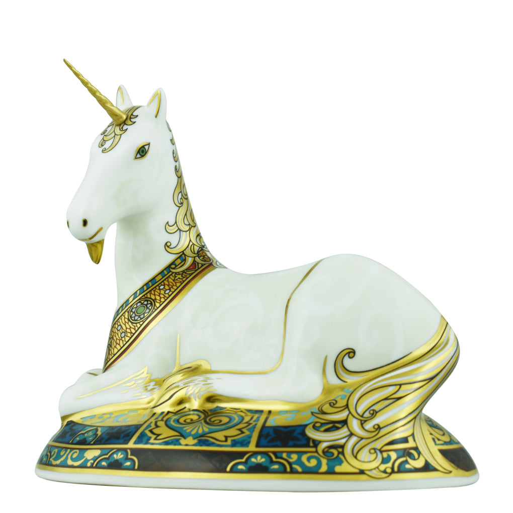 Royal Crown Derby Unicorn-Paperweights-Goviers