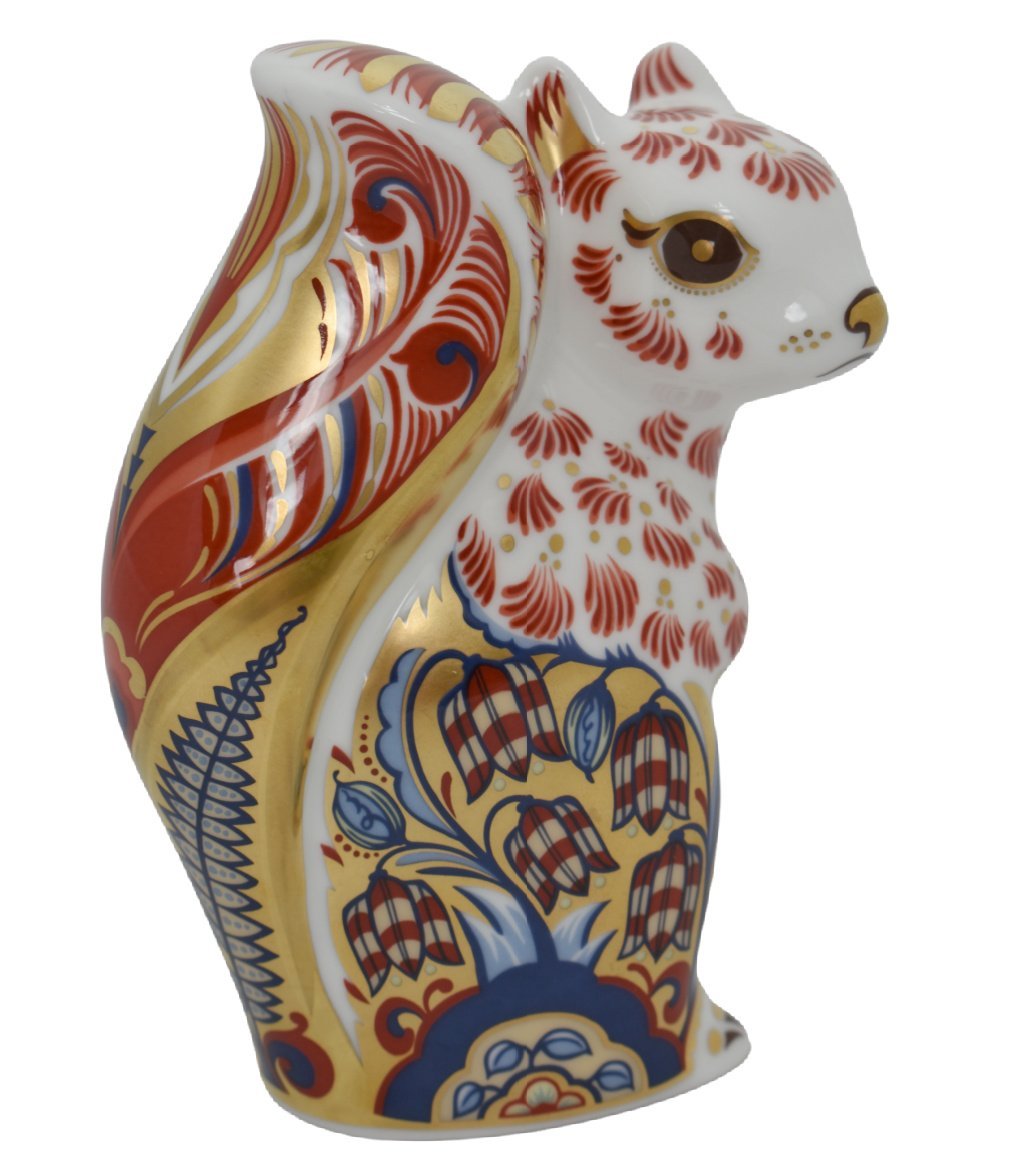 Royal Crown Derby Welbeck Squirrel-Paperweights-Goviers