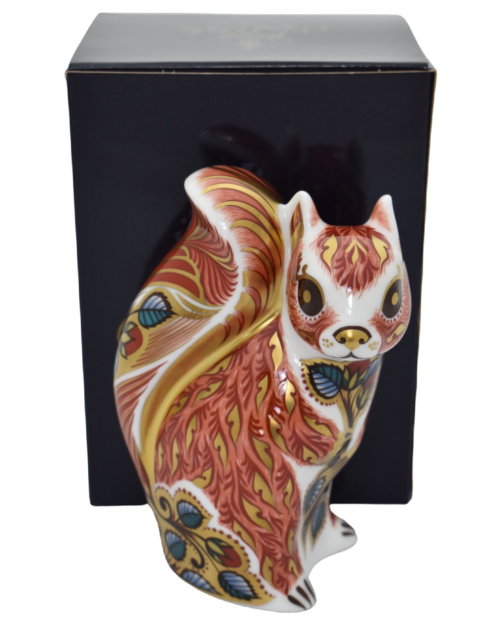 Royal Crown Derby Woodland Squirrel-Paperweights-Goviers