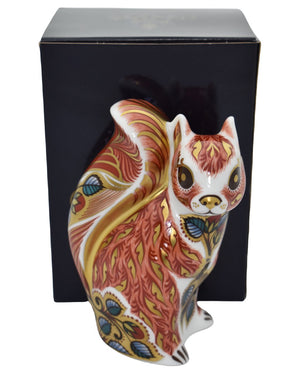 Royal Crown Derby Woodland Squirrel-Paperweights-Goviers
