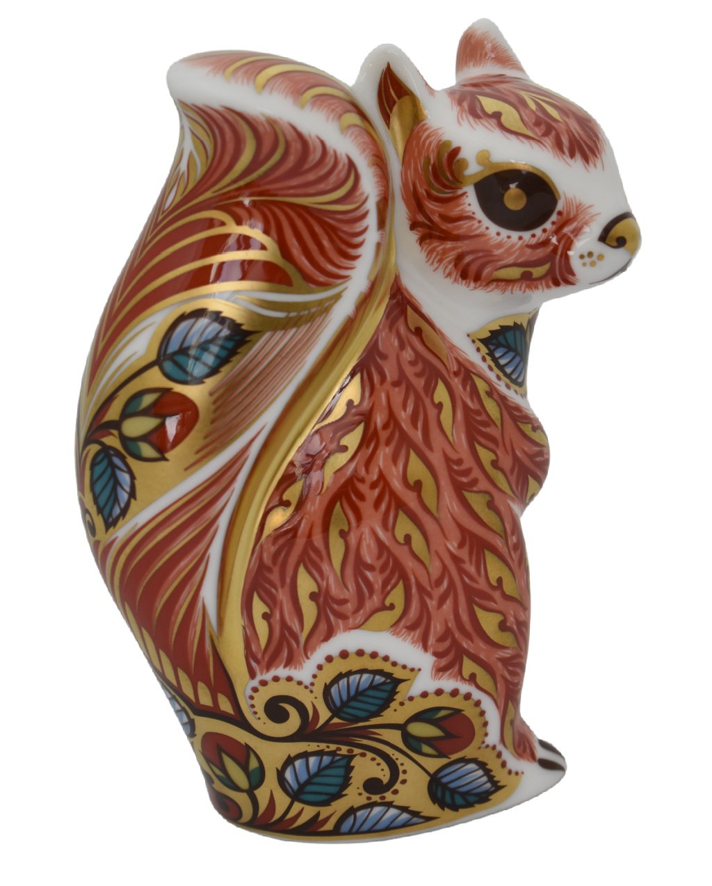 Royal Crown Derby Woodland Squirrel-Paperweights-Goviers