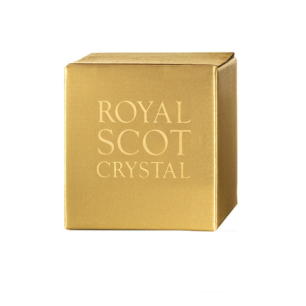 Royal Scot Crystal Coronation Tot Glass Goviers of Sidmouth