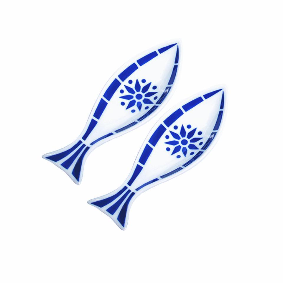 Sargadelos Tapas fish plate pair-Home Accessories-Goviers