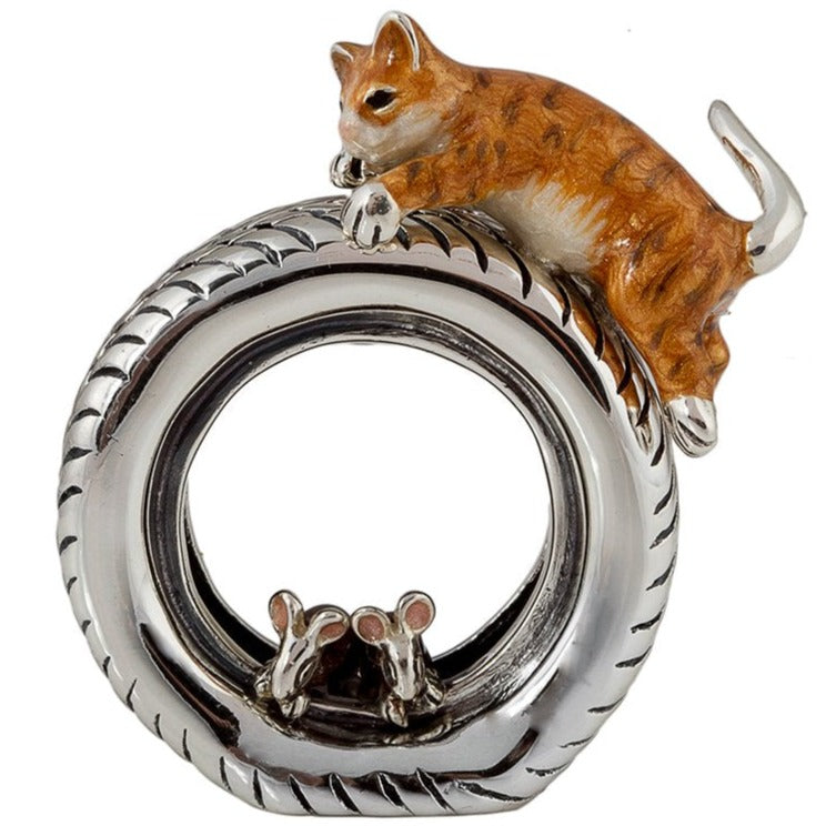Saturno Cat on Tyre-Collectables-Goviers
