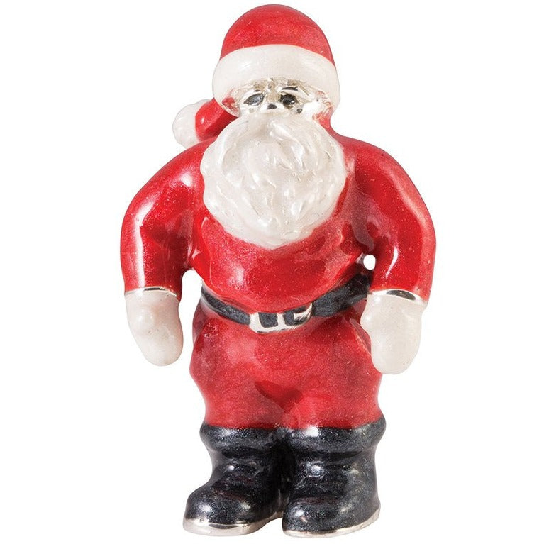 Saturno Father Christmas| Silver Miniature-Collectables-Goviers