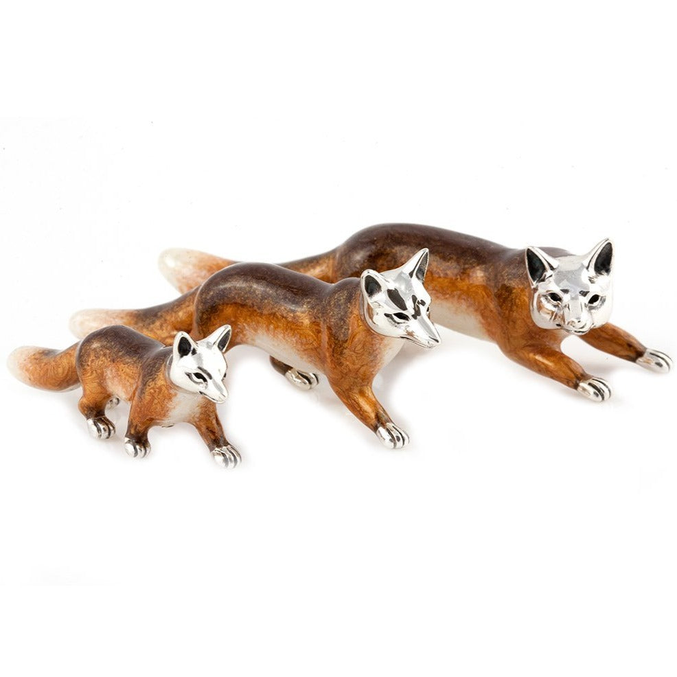 Saturno Fox Large Silver-Collectables-Goviers