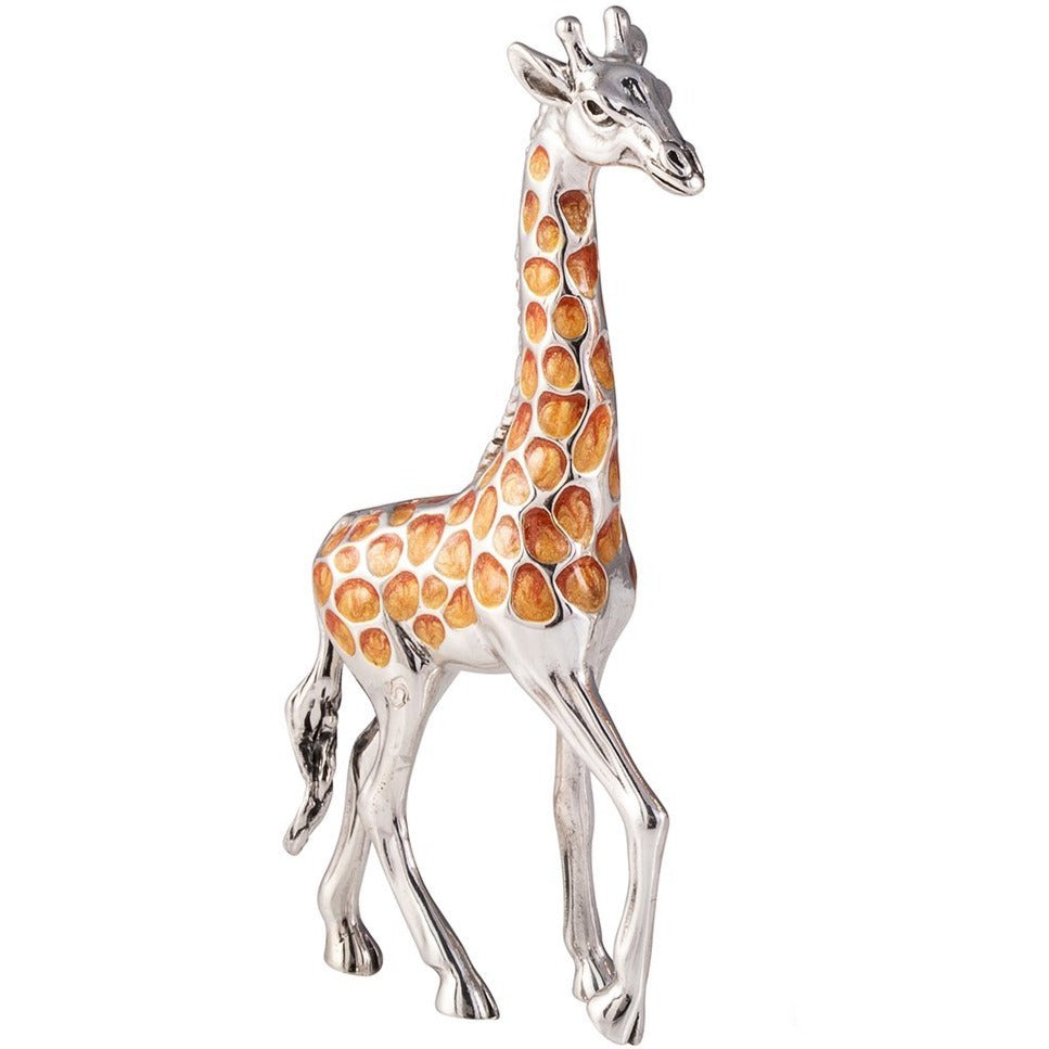 Saturno Giraffe Large Silver Goviers of Sidmouth