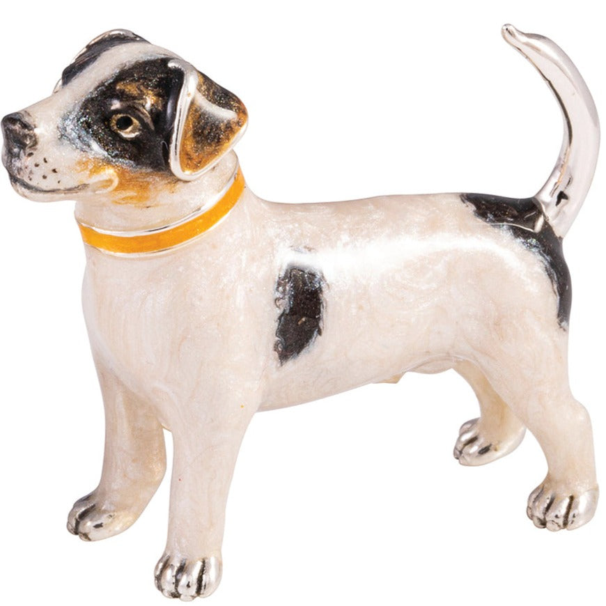Saturno Jack Russell Large Black White-Silver-Goviers