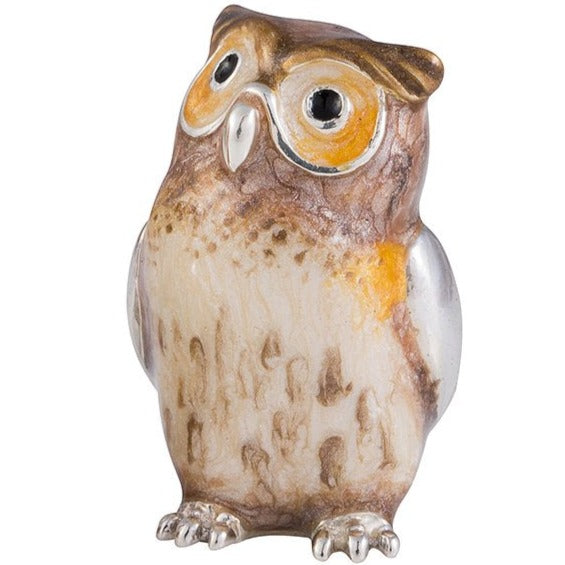 Saturno Owl Medium all enamel-Collectables-Goviers