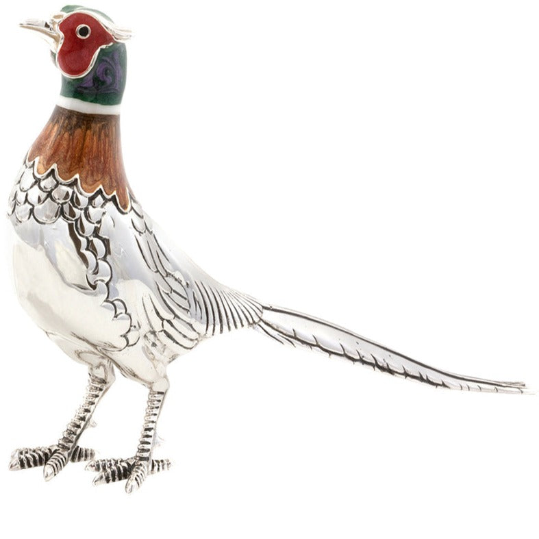 Saturno Pheasant Large Silver-Collectables-Goviers
