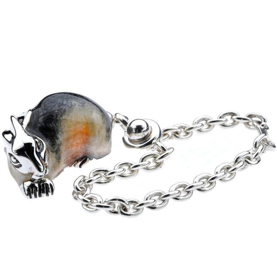 Saturno Rabbit Keyring Silver-Collectables-Goviers
