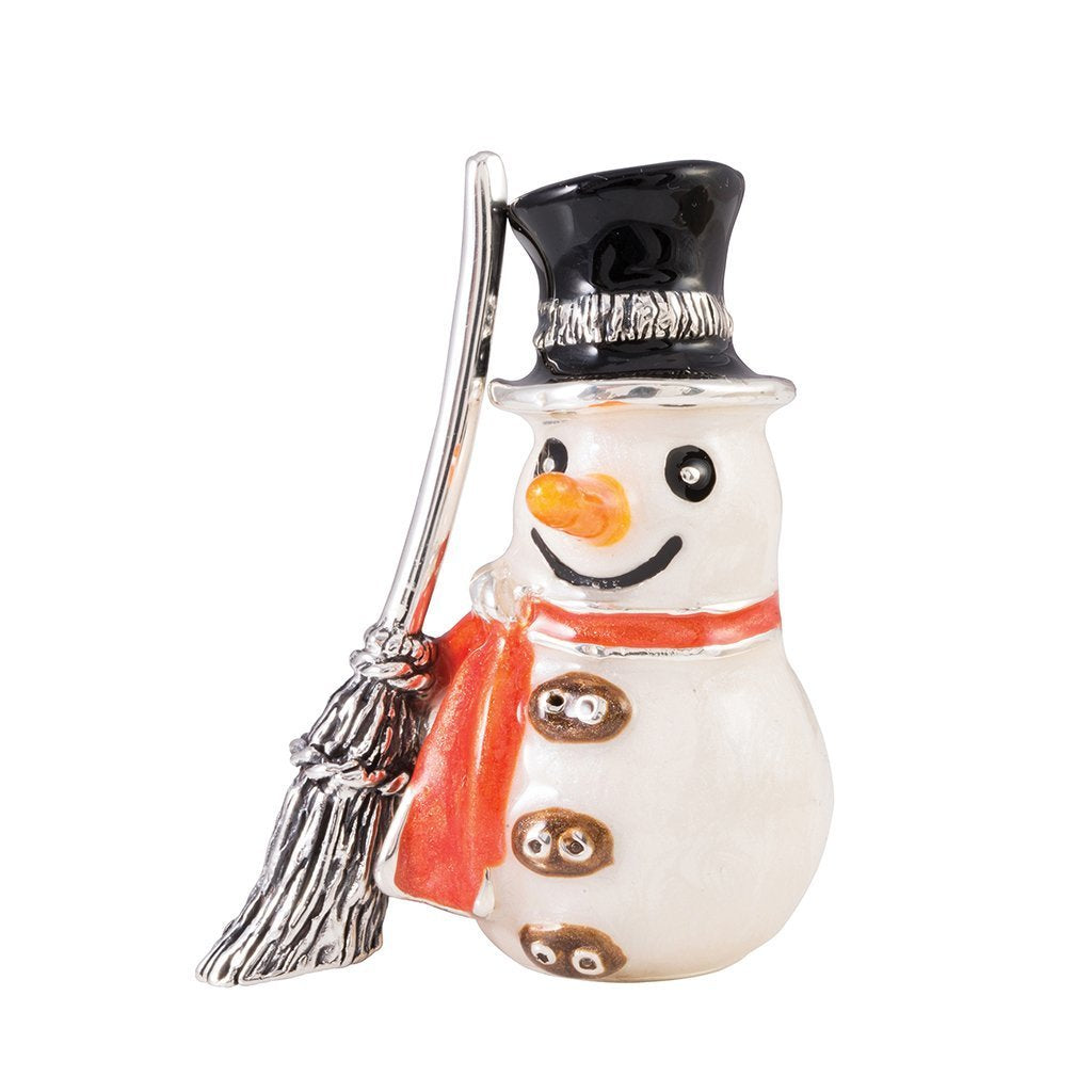 Saturno Snowman | Silver Miniature-Collectables-Goviers