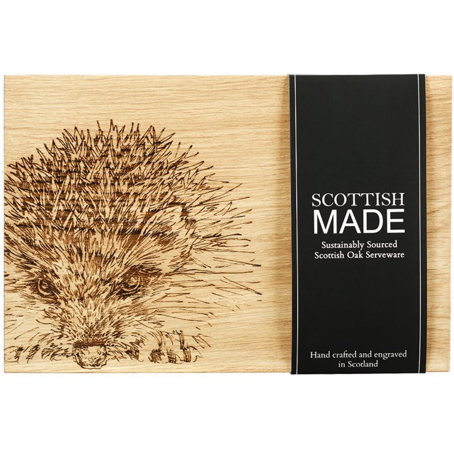 Selbrae House Hedgehog Oak Serving Board-Home-Goviers