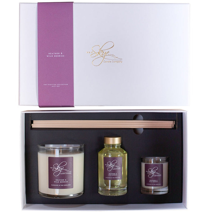 Skye Candles Heather and Wild Berries Gift Set-Home Accessories-Goviers