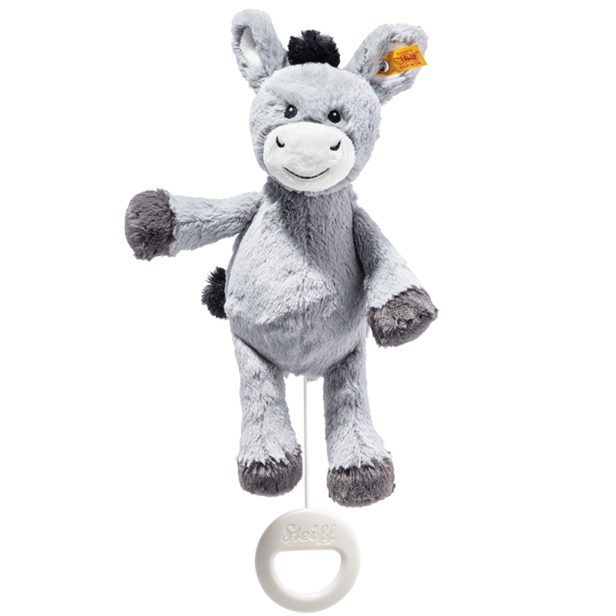Steiff Dinkie Donkey Music Box-Collectable Teddy Bears-Goviers