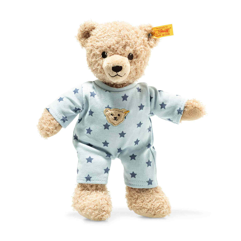 Steiff Teddy Bear Boy Blue with Pyjamas-Collectable Teddy Bears-Goviers